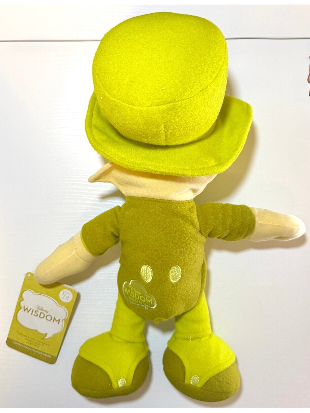 Disney Store | Wisdom Series 7/12 Jiminy Cricket Plush | NWT Boxed Tag - Picture 4 of 5
